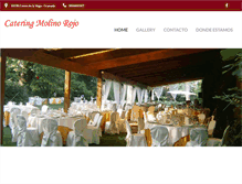 Tablet Screenshot of cateringmolino.com